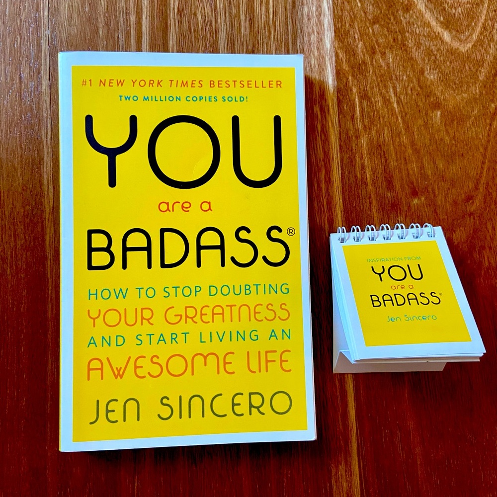 You Are A Badass by Jane Sincero Book With Quote Flip Book! NY times best seller